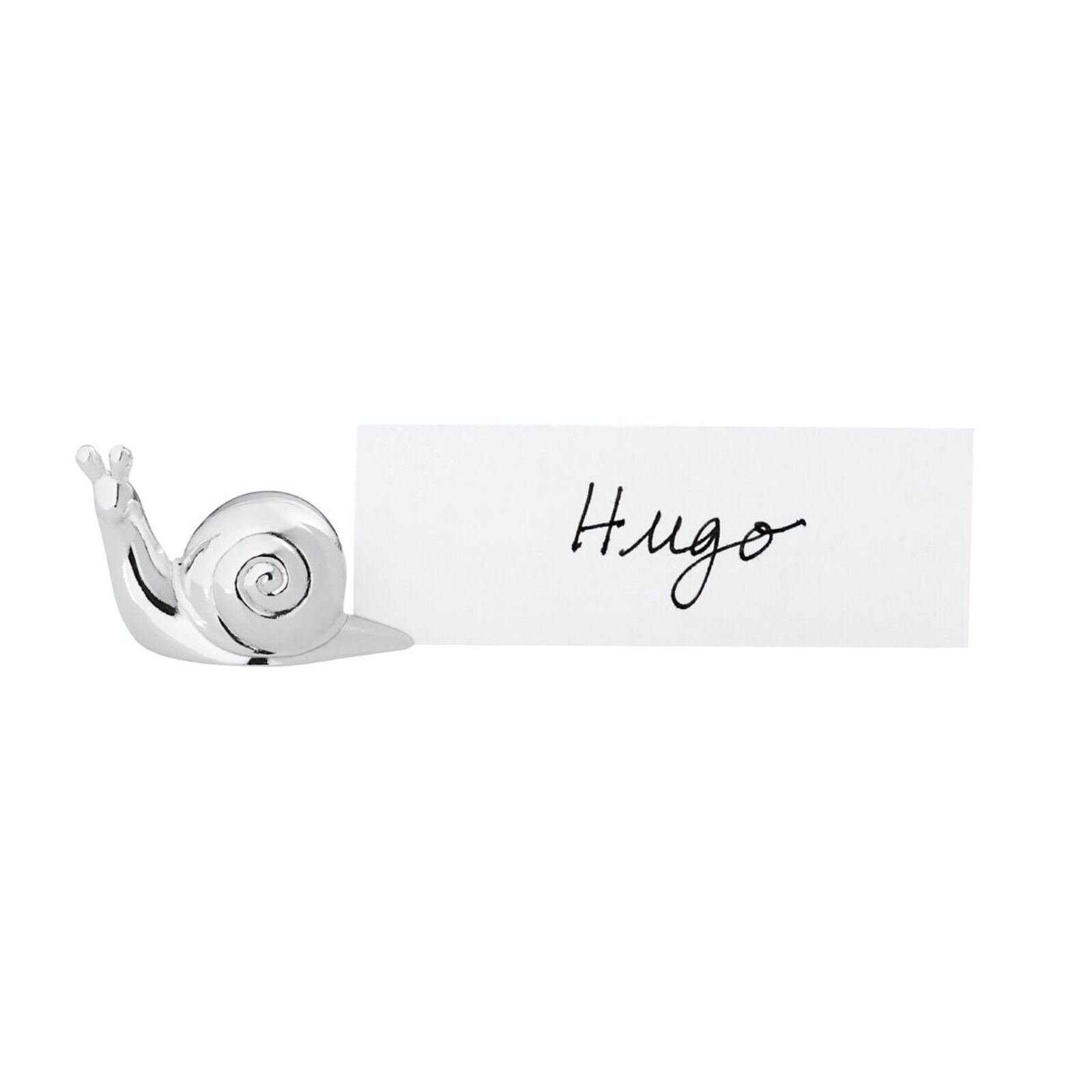 Set of 6 place  card holder snail image number null
