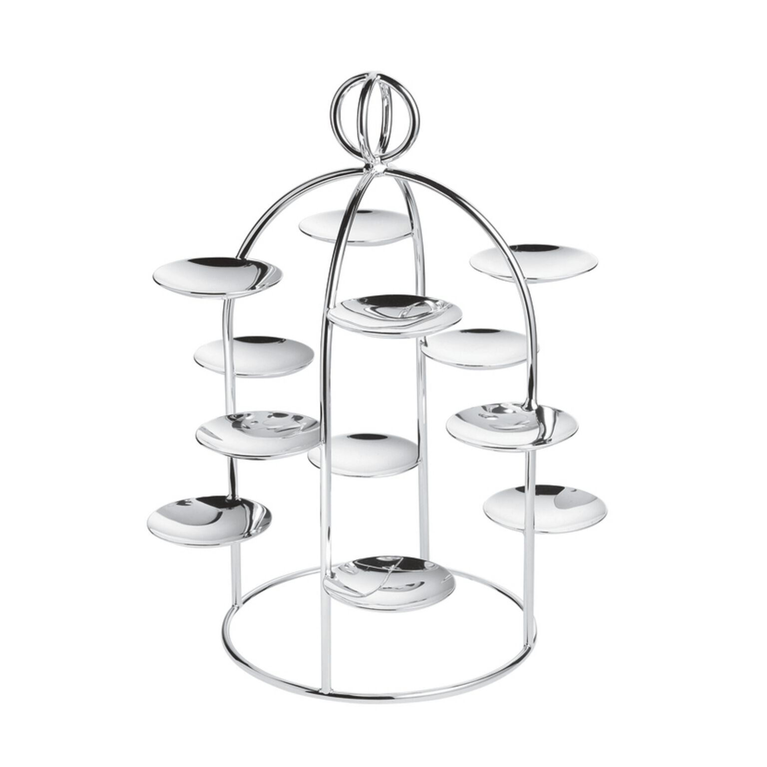 pâtissier tradition et innovation Pastry stand , Mirror Silverplated , Latitude Escapade, Ercuis