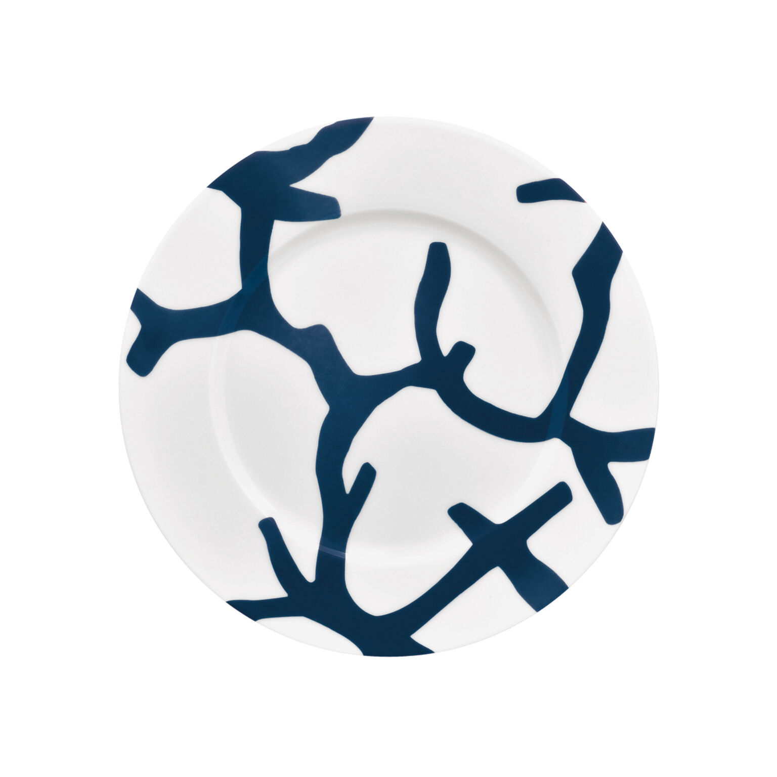 Dessert plate, Ø 8 3/4 inch, Blue, Marine Cristobal, Raynaud